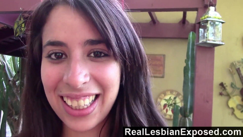 Real Lesbians Exposed: Sky wants to try threesome outdoor lesbian actions