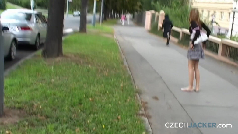 Czech Jacker: Czech Jacker 8: Skirt Down, Ass Out - She Planned Every Second
