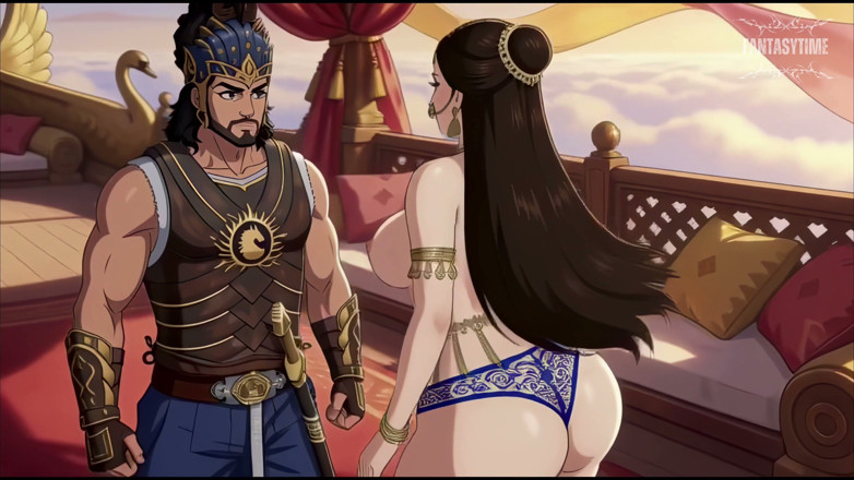Fantasy time: baahubli ne phlaing ship par debsena ki gand chudaee ki (baahubli...