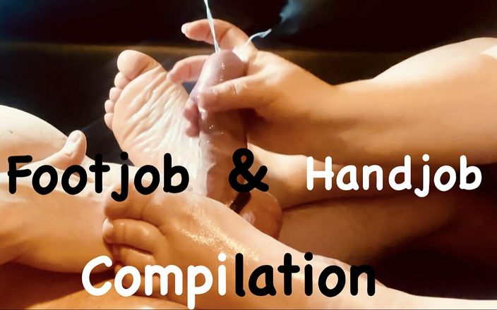Zsaklin&#039;s Hand and Footjobs: Footjob and Handjob Compilation