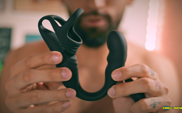 Camilo Brown: Соло анальне тестування honeyplaybox caspion prostate і perineum вібратор і кільце члена