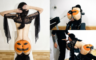 MineaXX2: Halloween video 2022 - fucked by my anal sex machine until I...