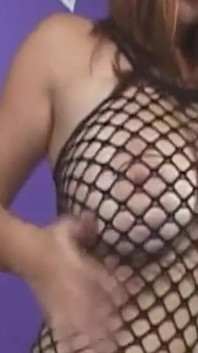 Busty MILF Squeezes Massive Tits Then Fingers Dripping Pussy