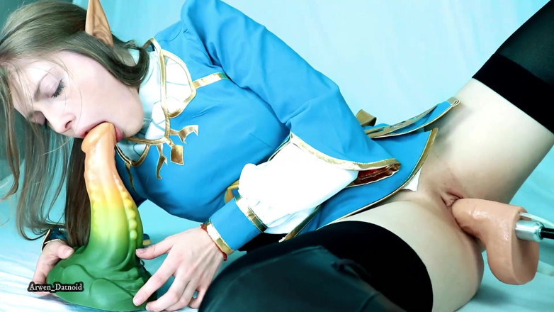 Arwen Datnoid: Zelda spit roasted by Link And Ganon