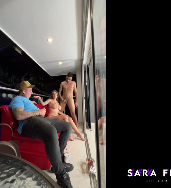 Sara Blonde: Bts - Cuckold dimalukan menonton saya mengongkek zakar besar - Sara Blonde
