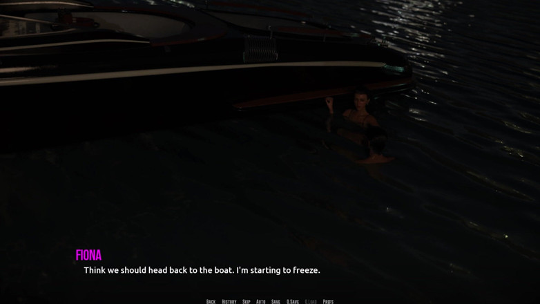 3D Cartoon Porn: Dominos Beach 16 John First Date Fiona Boat Ocean Sunset Sfw