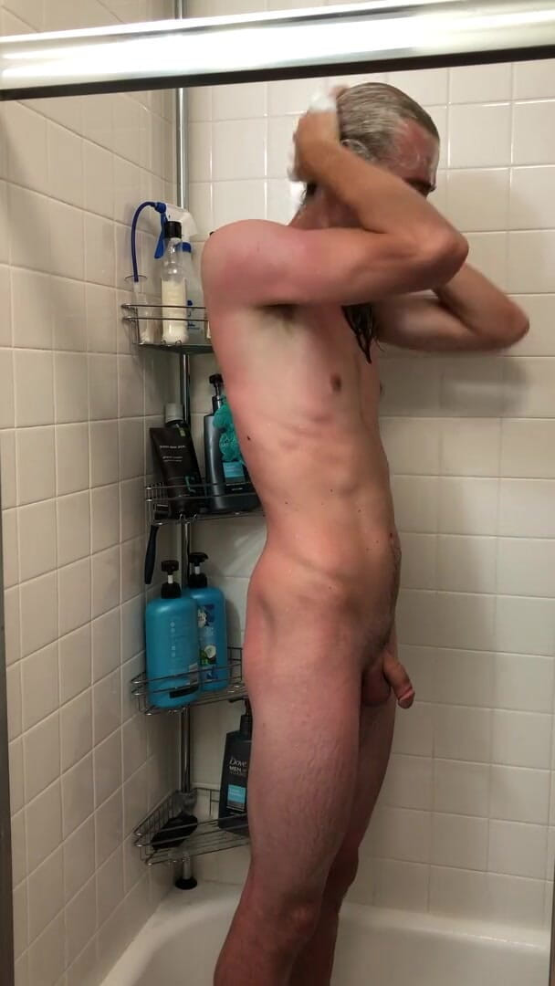 Those Gay Guys: Post fuck shower and scrub down clean
