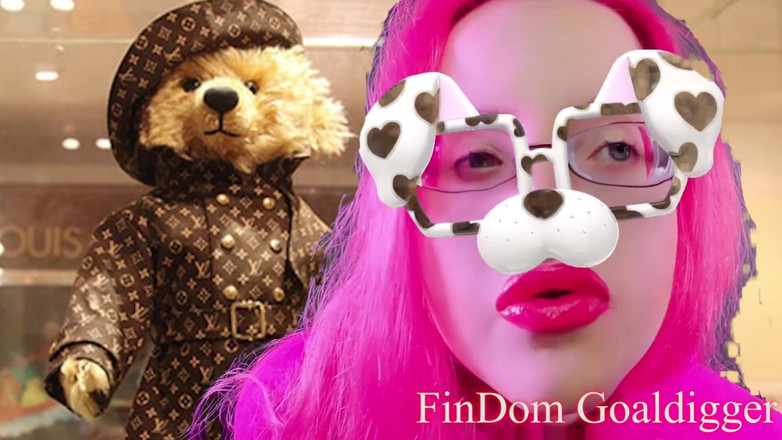 FinDom Goaldigger: Maricas cadela, pelúcia, transformação de brinquedo