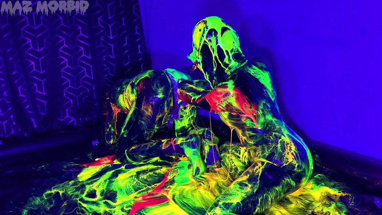 KinkyFemdomTV: Uv Wet și Dezordonat Gimpy - dublu cu pumnul cu Patricia X