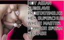 Asian slave &amp; white superchub Master: Asian Sexslave Gives Prostatemassage to Her Master