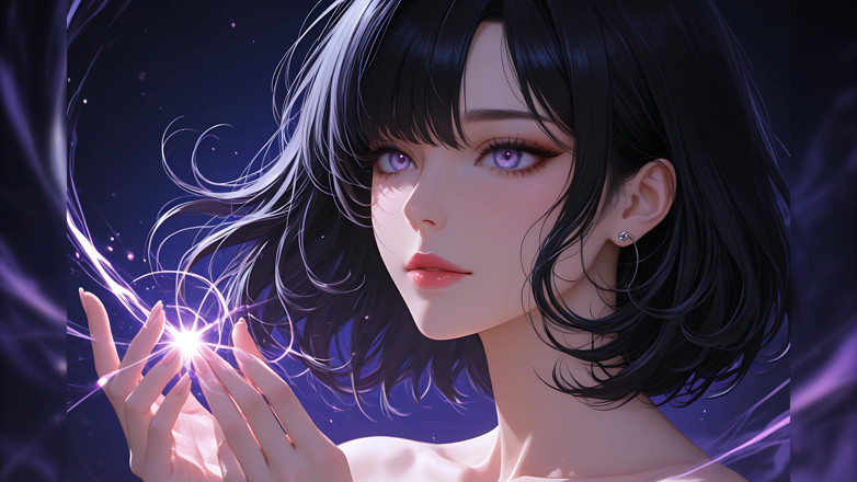 LustRender: Lustrender Bildspel: Naken Mystic Enchanter Trance Virvlande Trollformler - Ai Video