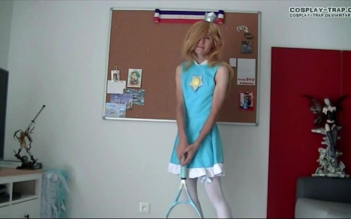 RosalinaxGirl: Crossdress Cosplay Tennis Majtki Rosalina i pokaz analny