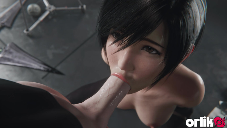 Orlikx: Yuffie Final Fantasy 7 완전 누드 오럴 서비스 - 젖고 지저분한 4K 3D 애니메이션