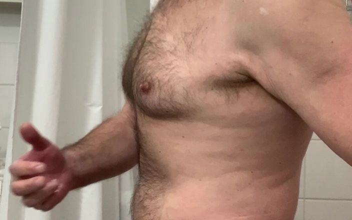 Tjenner: Jerking off Half Naked on the Bed - Intense Orgasm