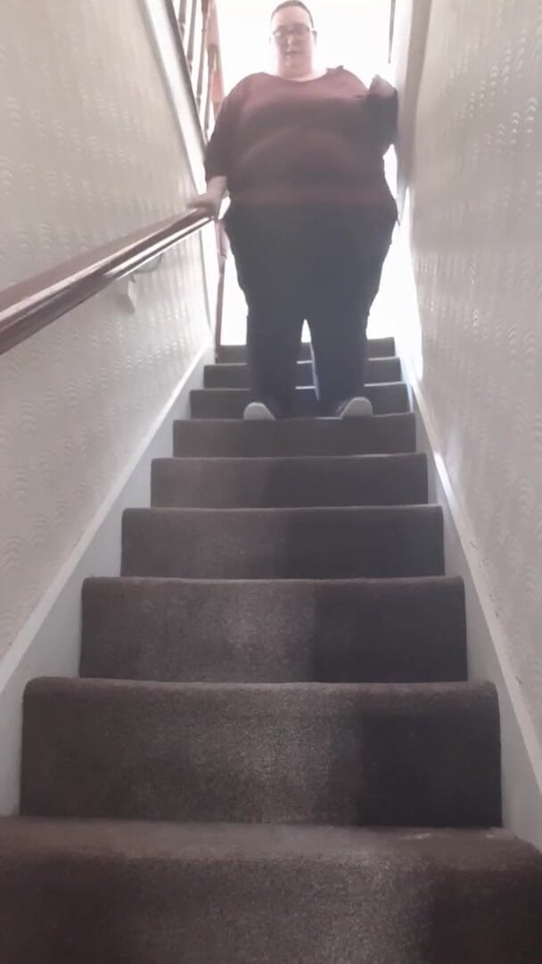 SSBBWLadyBrads: Stair goddess
