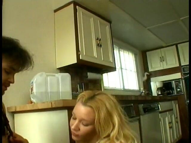 Analconda: Lustful milf staircase fuck