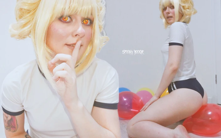 Spooky Boogie: Toga Himiko blows and pops ballons