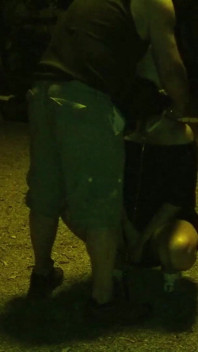 Beautiful Whore Sucking My Dick in the Park