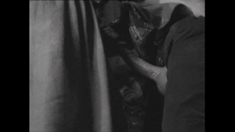 Vintage megastore: Vintage černé a bílé porno s blonďatou děvkou ošukaná do zadku...