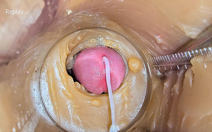 Creme sperm: Супер камшот всередину. Чудова внутрішня камера 4k