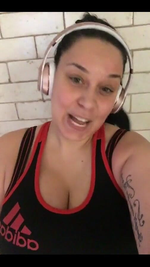 Anastasia Lux: Working Out at the Gym... Cardio Before Weights and Yes...