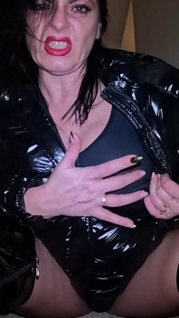 Staircase Downjacket Tease - Soft Masturbation & Dirty Whispering