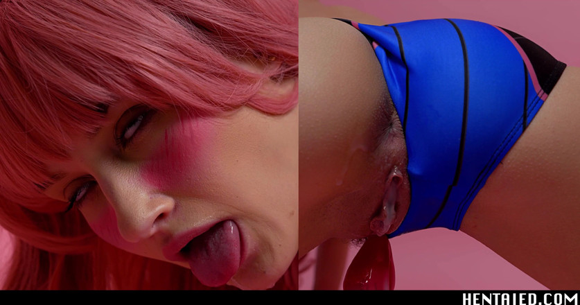 Hentaied: Real Life Hentai - Hot sexy teen intense masturbation with huge...