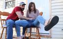 Jess Tony squirts: Squirting Outside in My Jeans - Neighbours Watching