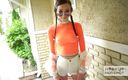 Hookup Hotshot: Skinny pigtail teen Carmen Rae gets banged hard by hookup...