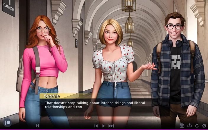 Miss Kitty 2K: Lust Campus - partie 17 - Conversations impaires