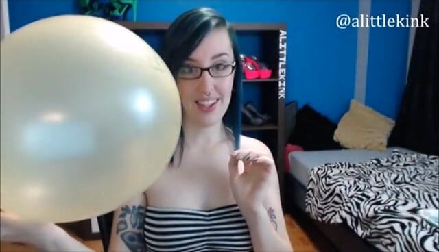 Miss Faith Rae: Balloon blowing