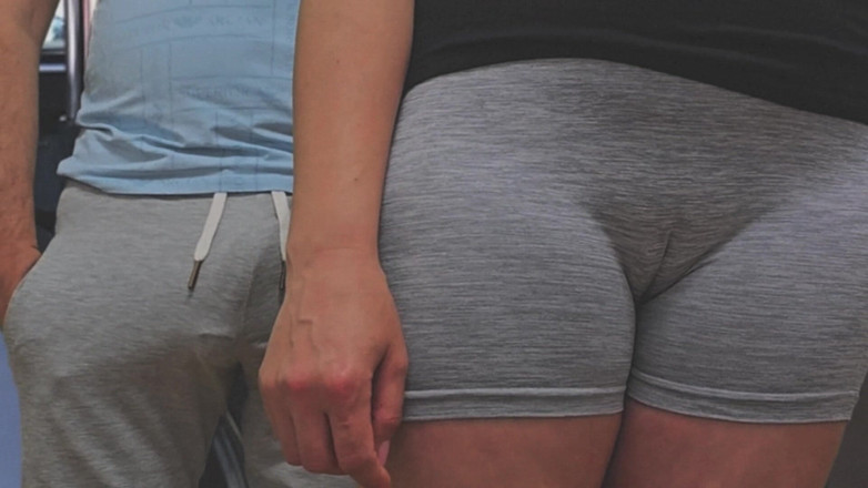 CoupleForFun2023: Almost Seen When She Strokes His Cock Inside a Bus