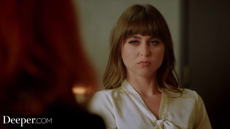 Deeper: Deeper. Maitland trains secretary Riley to serve her boss