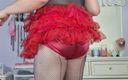 Victoria Lecherri: Sissy Vicki fait un master en culotte en satin et...