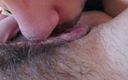 Cute Blonde 666: Licking and sucking my big clit hairy pussy until I...