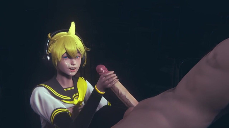 Yaoitube: Vocaloid Yaoi Femboy - Len aftrekken in de klas