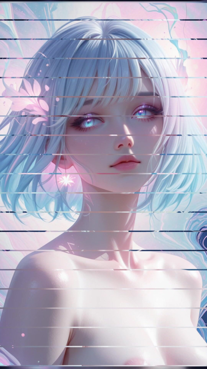 VelvetInk Studio: Aesthetic Ai Art: Ethereal Nude Portraits in Neon Dreams
