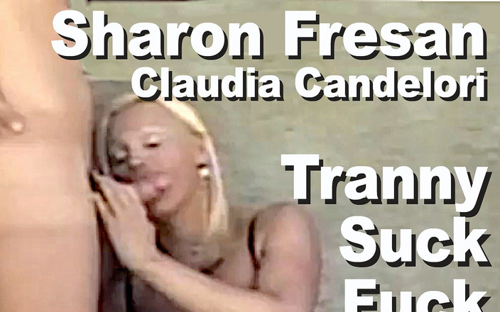 Picticon Tranny: Sharon Fresan și Claudia Candelori &amp; Steady Tranny Suck Futai anal cu...