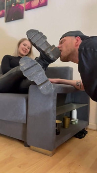 First Boot Licking