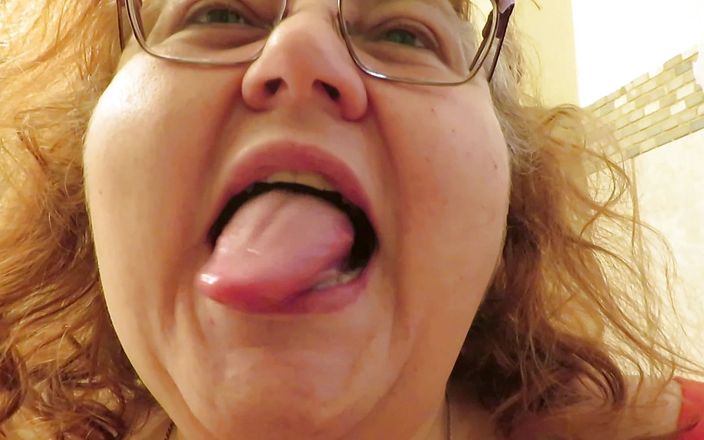 BBW nurse Vicki adventures with friends: I own you with my tongue slave