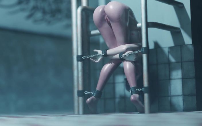 Velvixian 3D: Ada wong bondage in bagno