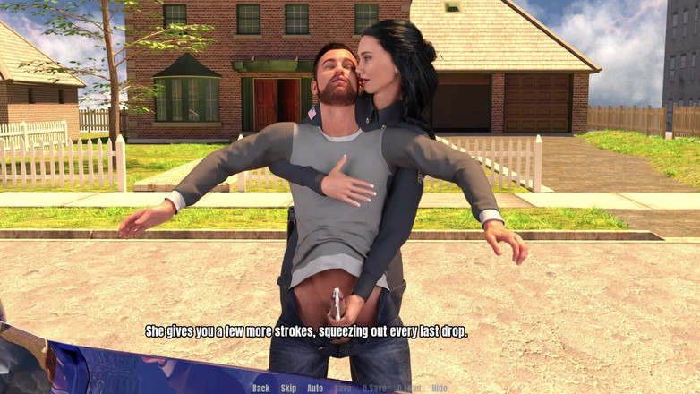 3D Cartoon Porn: 奶奶的房子 10 - 警察桑德拉给托马斯打手枪直到他射精