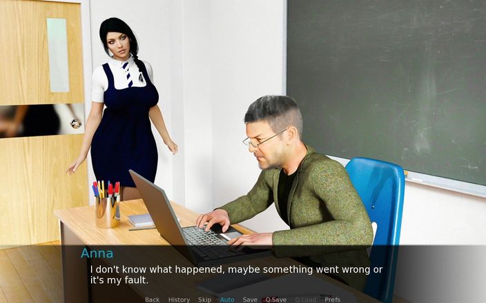 Porngame201: Anna Exciting Affection. Anna is a student. Part 1