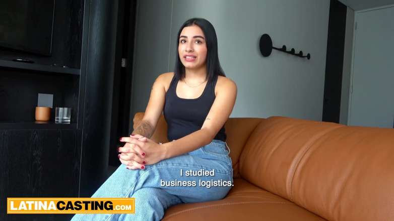Latina Casting: Unemployed Latina Hottie Found Her Dream Job