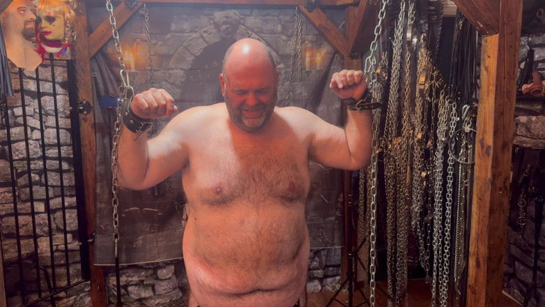 Aaexperiencesltd: Part 2:- Domina Satana Punishes Booboo in a CBT Clamp with...