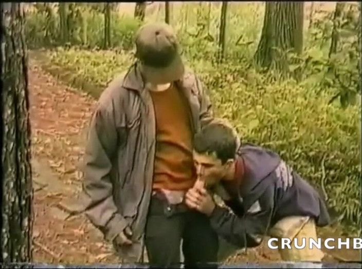Crunch Boy: Vintage porn - Twink fucked by Stepdaddy in the forest exhib