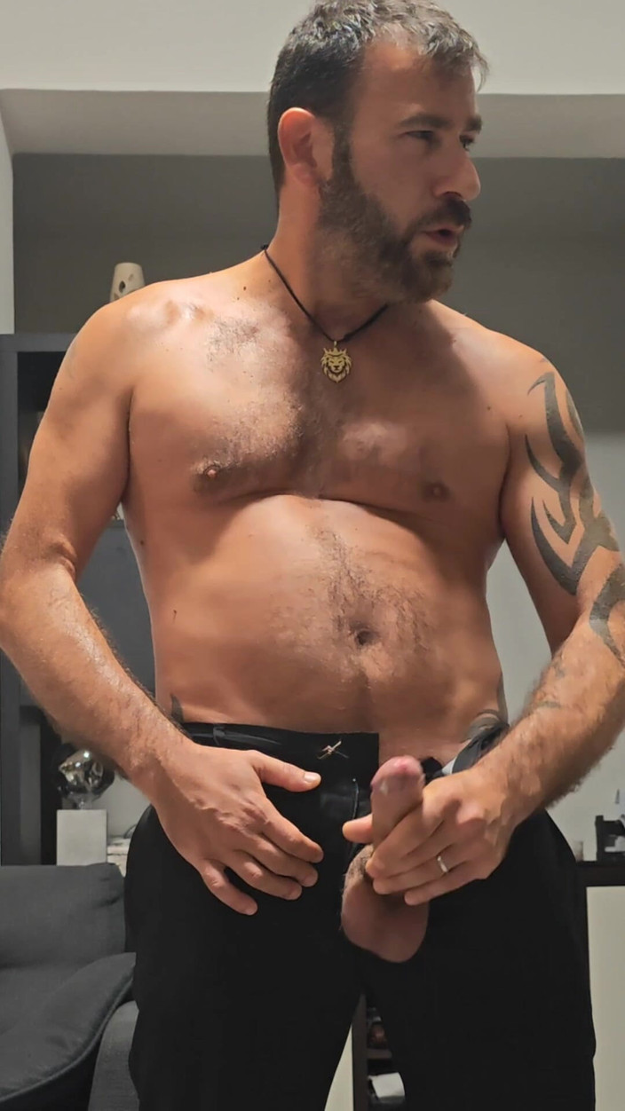 LupoNeroXL: Папа Самоуверенный Мастурбирует