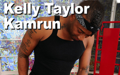 Picticon gay & male: Kamrun a Kelly Taylor Thug kouří anál