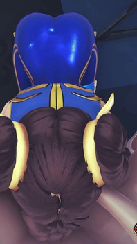 Chun Li Street Fighter 6 Blowjob - Sexy Cosplay Anime Girl Sucks Big Cock Deepthroat with Facial Cumshot and Gets POV Titfuck