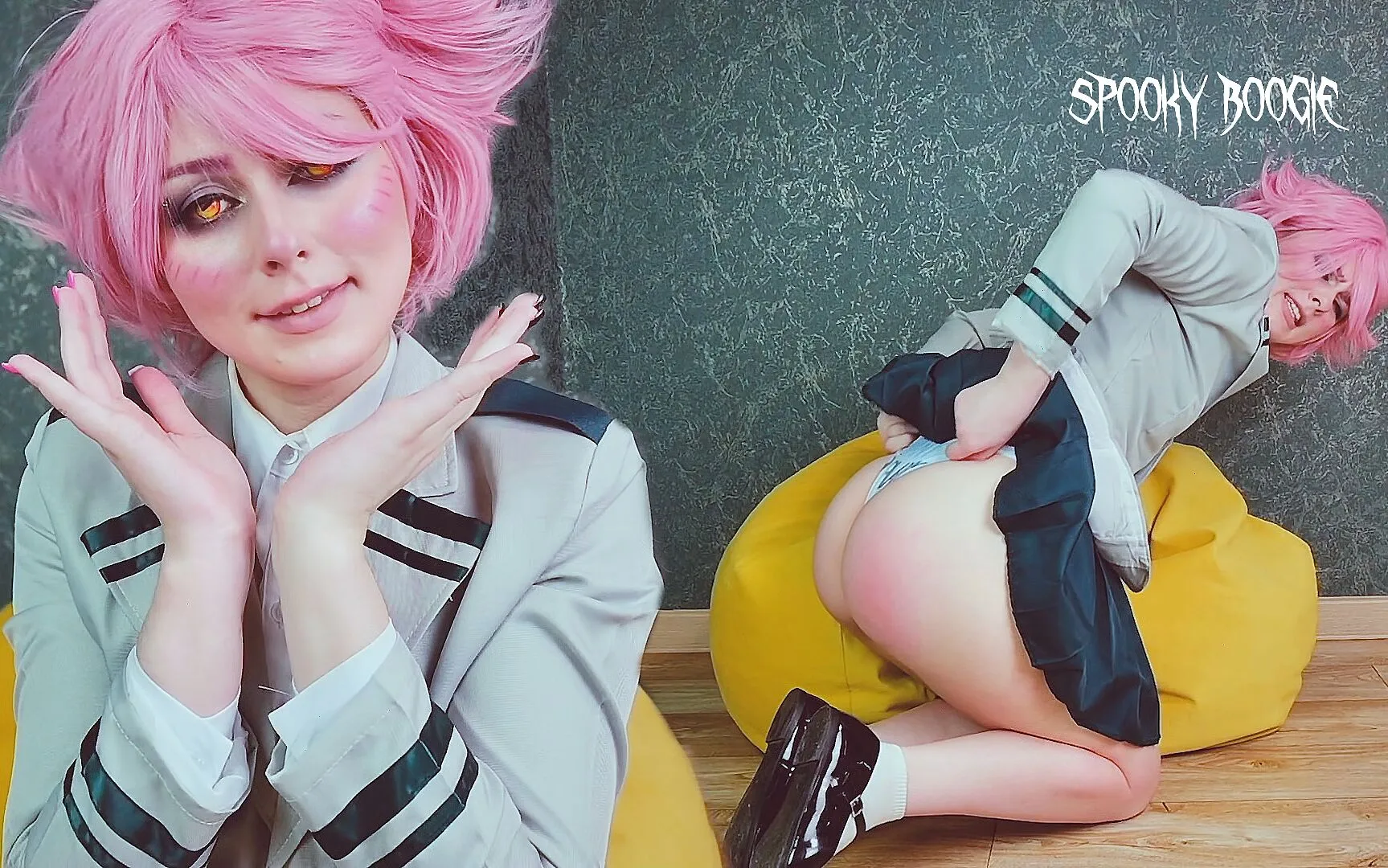 Wedgie and spanking for Mina Ashido av Spooky Boogie | Faphouse